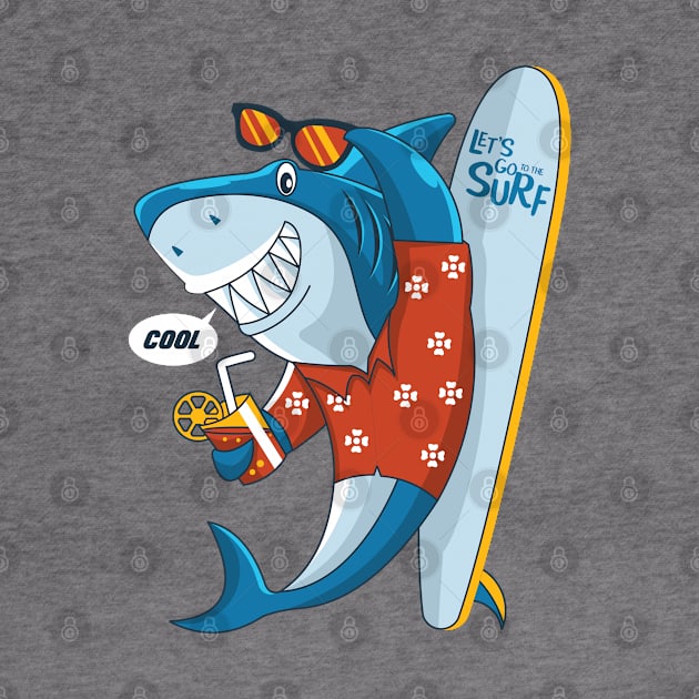 Shark Surfer by Mako Design 